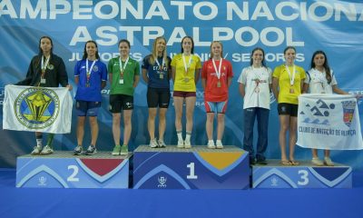 Clube Aquático Pacense conquista cinco títulos nacionais e soma 11 medalhas no Jamor