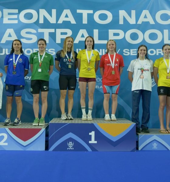 Clube Aquático Pacense conquista cinco títulos nacionais e soma 11 medalhas no Jamor