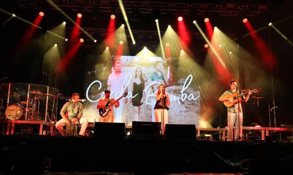 Corda Bamba, em palco, no Abana Viana – Festival Jovem!