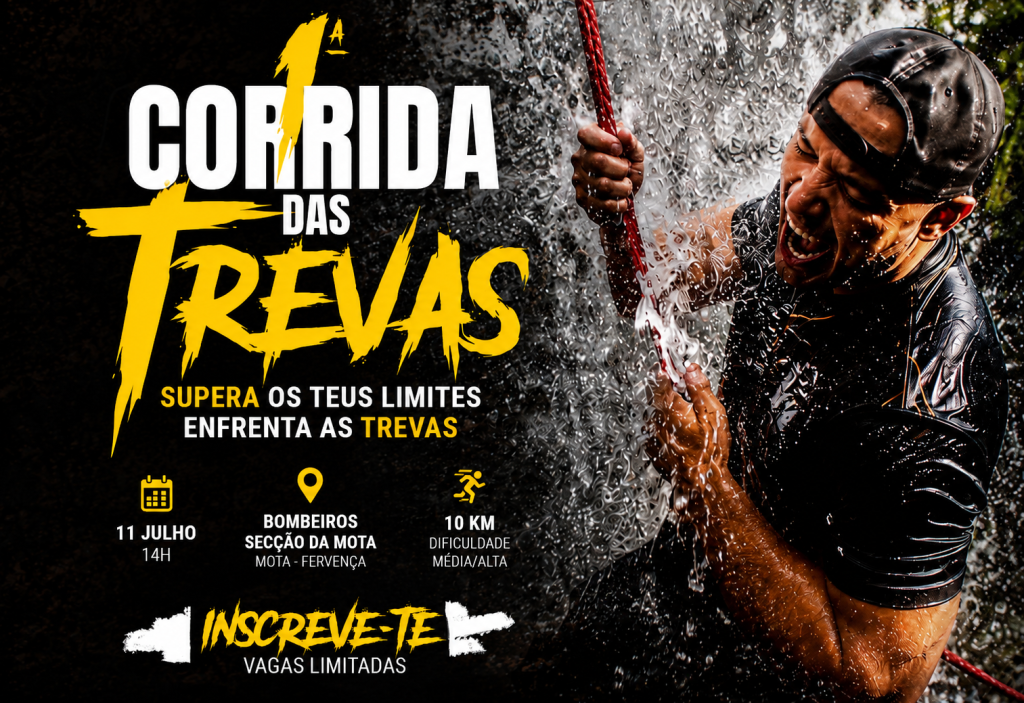 Corrida das Trevas desafia participantes a superar obstáculos e adrenalina em Celorico de Basto
