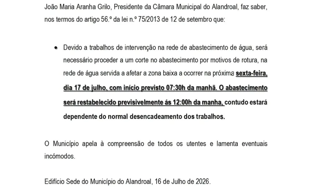 Corte de Água 
 17 de julho
Zona Baixa, Terena

#CorteDeAgua
#Terena