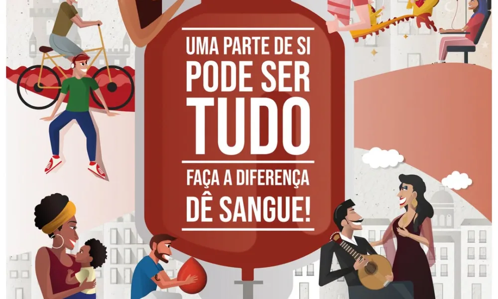 Dar sangue é dar vida. Dê o seu contributo para ajudar quem mais precisa. Amanhã…