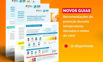 Estão disponíveis os mais recentes guias da DGS com as principais recomendações…