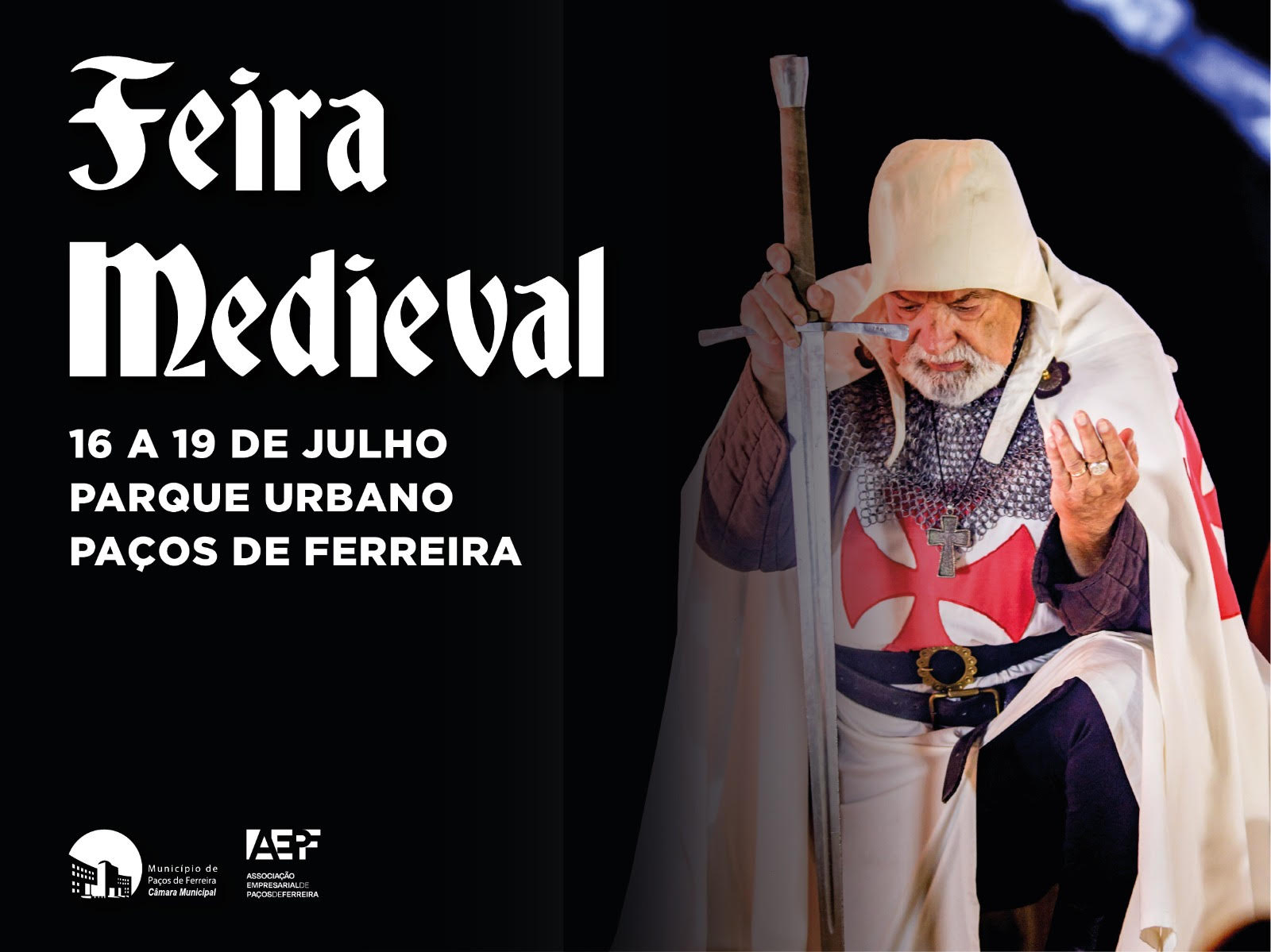 Feira Medieval regressa a Paços de Ferreira de 16 a 19 de julho com quatro dias de animação histórica
