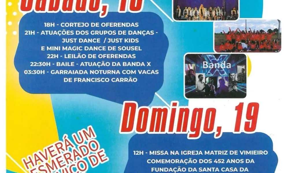 Festa da Santa Casa da Misericórdia de Vimieiro