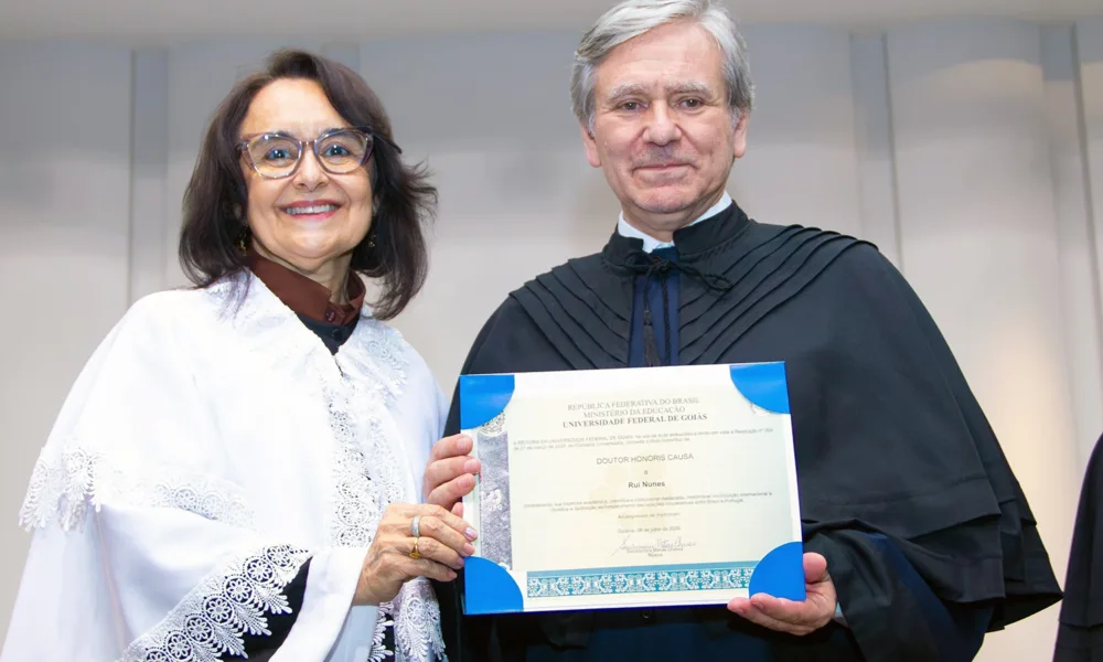 Rui Nunes recebeu título de Doutor Honoris Causa no Brasil