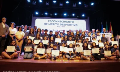 MUNICÍPIO DISTINGUIU ATLETAS E CLUBES PELO MÉRITO DESPORTIVO 

O Auditório Munic…
