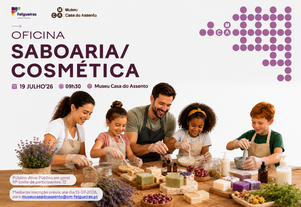 Museu Casa do Assento convida a criar sabonetes artesanais em oficina de cosmética natural