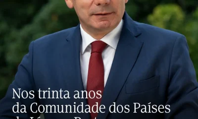 Nos 30 anos da Comunidade dos Países de Língua Portuguesa, o Primeiro-Ministro, …