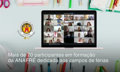 Mais de 70 participantes em formação da ANAFRE dedicada aos campos de férias