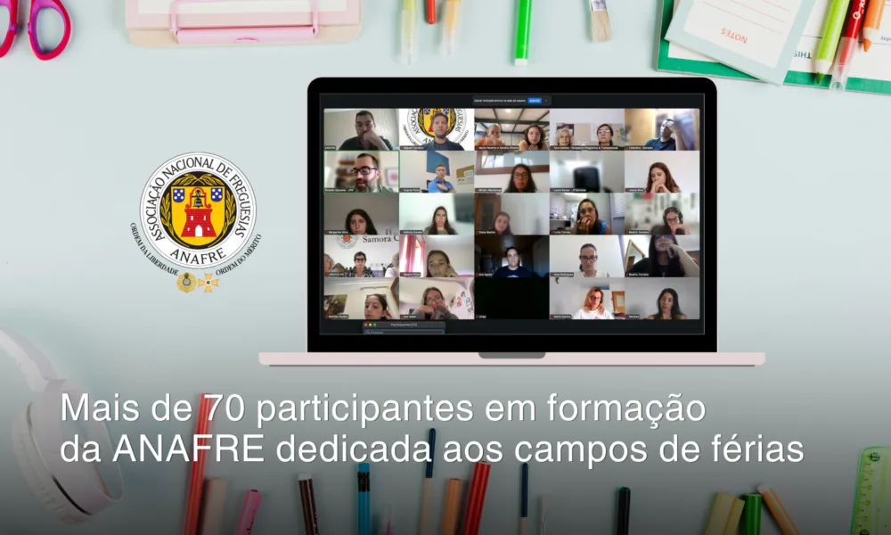 Mais de 70 participantes em formação da ANAFRE dedicada aos campos de férias