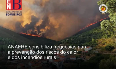 ANAFRE sensibiliza freguesias para a prevenção dos riscos do calor e dos incêndios rurais