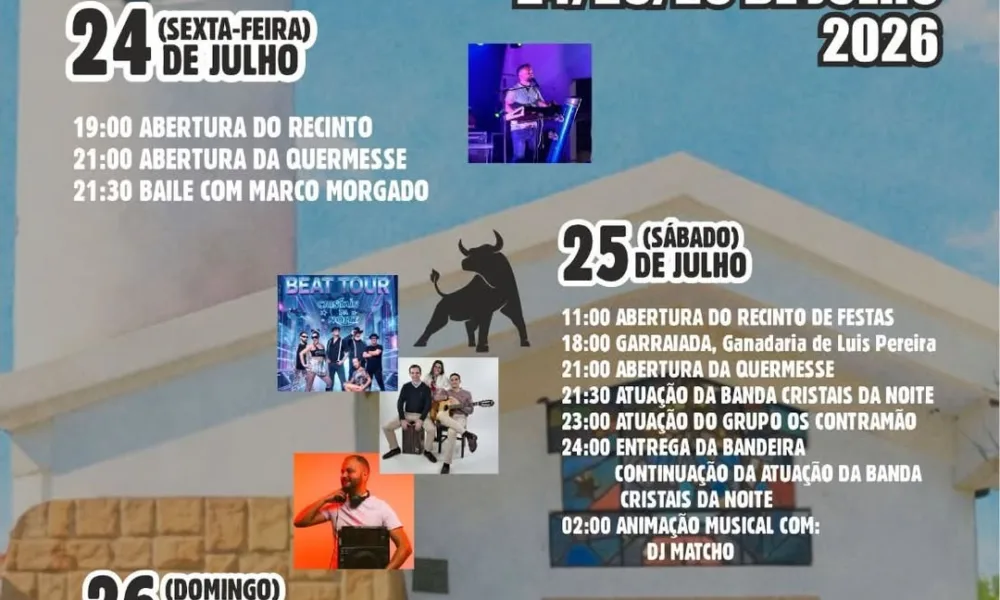 O CARTAZ ESTÁ LANÇADO! 

As Festas da Cunheira estão de volta e prometem três d…