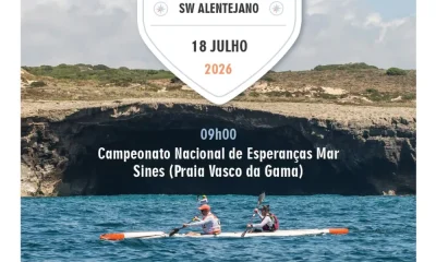 O Campeonato Nacional de Canoagem de Mar SURFSKI – SW Alentejano realiza-se no …