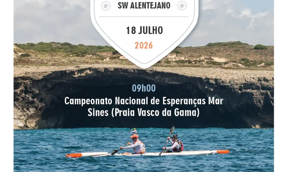 O Campeonato Nacional de Canoagem de Mar SURFSKI – SW Alentejano realiza-se no …