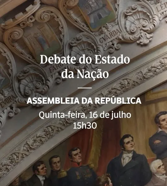 O Debate do Estado da Nação irá realizar-se amanhã, 16 de julho, às 15h30, na As…