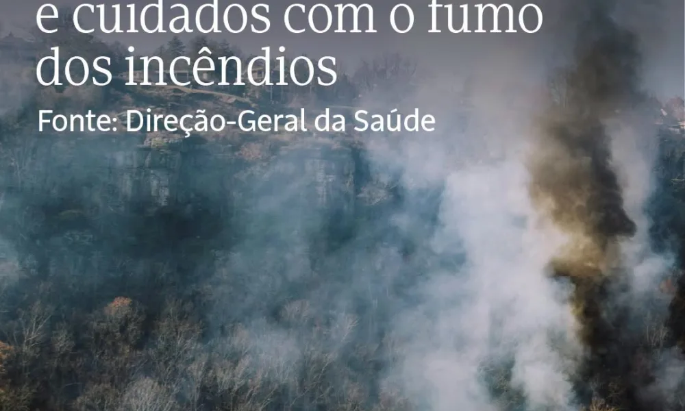O fumo de incêndios rurais contém partículas finas (PM2.5), gases tóxicos e comp…