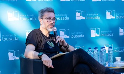 Pedro Chagas Freitas marcou a abertura do Lousada entre Páginas, que já transformou a vila na capital dos livros