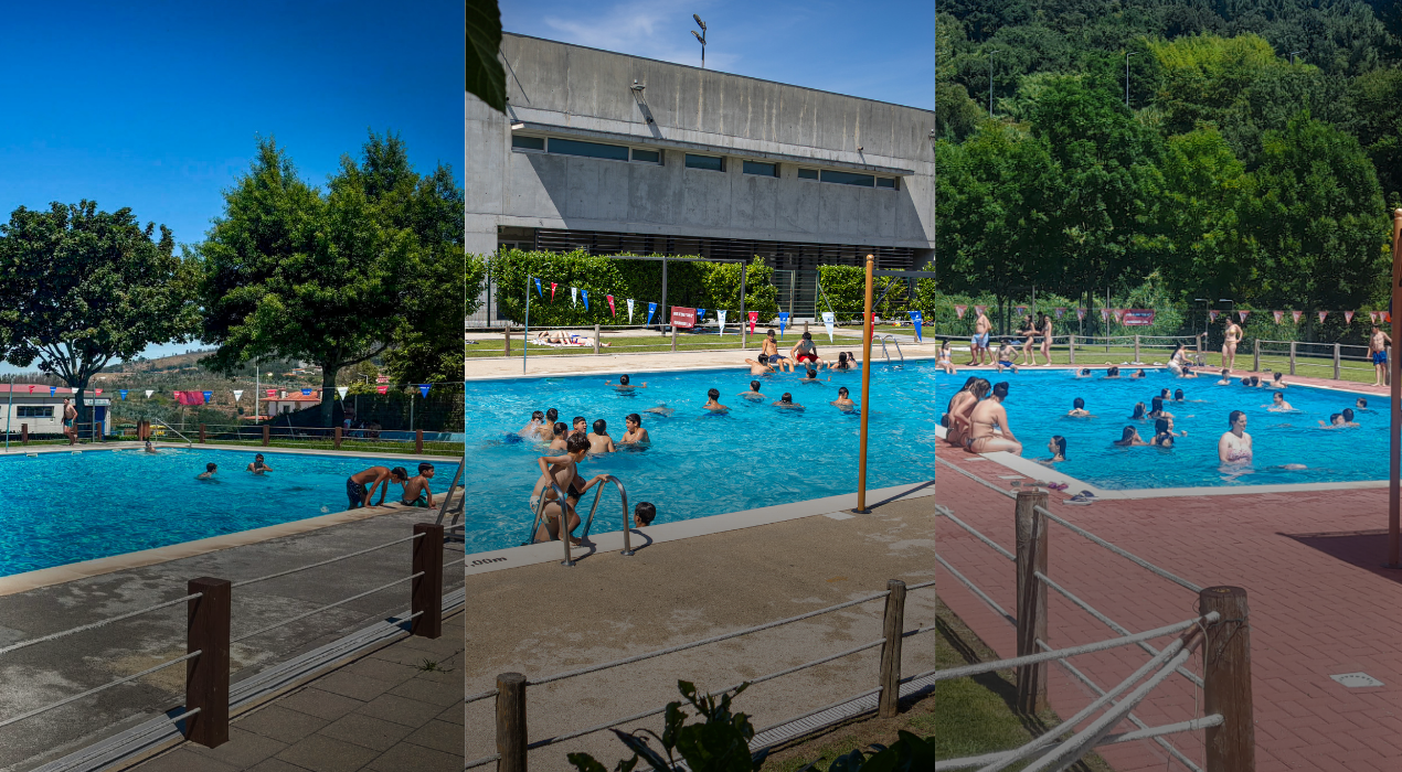 Piscinas municipais de Baião com entrada gratuita durante a onda de calor