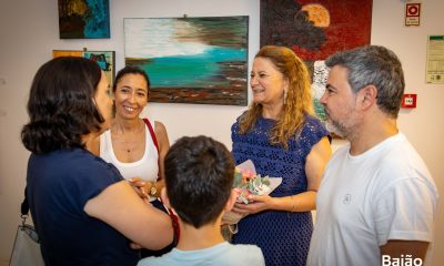 Primeira exposição de Lina Monteiro revela universo abstrato na Biblioteca Municipal de Baião
