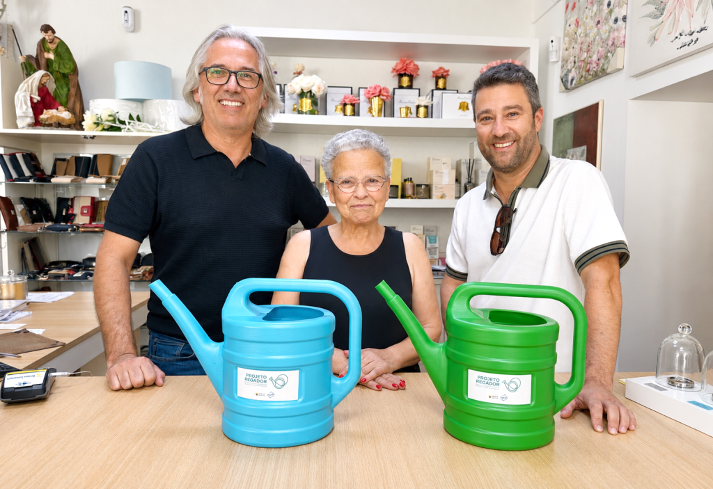 Projeto Regador mobiliza comerciantes para tornar Lordelo mais verde e sustentável