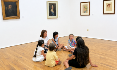 Sab’Arte leva crianças a descobrir as emoções nos retratos de António Carneiro em Amarante