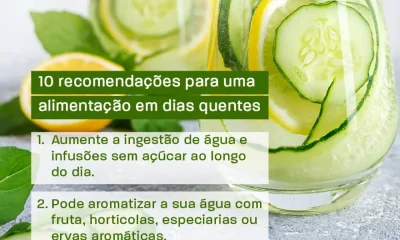 Sabia que hidratar-se é essencial para a sua saúde e bem-estar? Siga as recomend…
