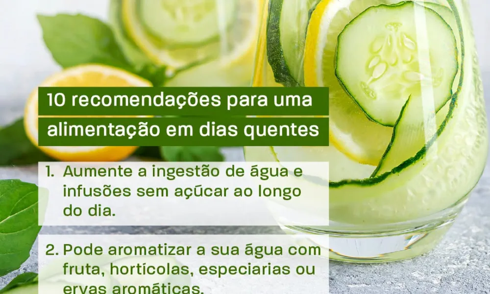 Sabia que hidratar-se é essencial para a sua saúde e bem-estar? Siga as recomend…