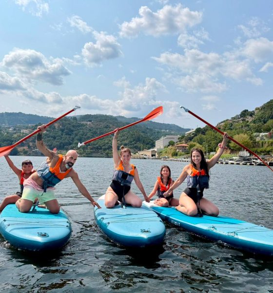 Stand-up paddle proporcionou novas experiências no Douro em Baião