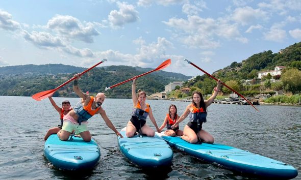 Stand-up paddle proporcionou novas experiências no Douro em Baião