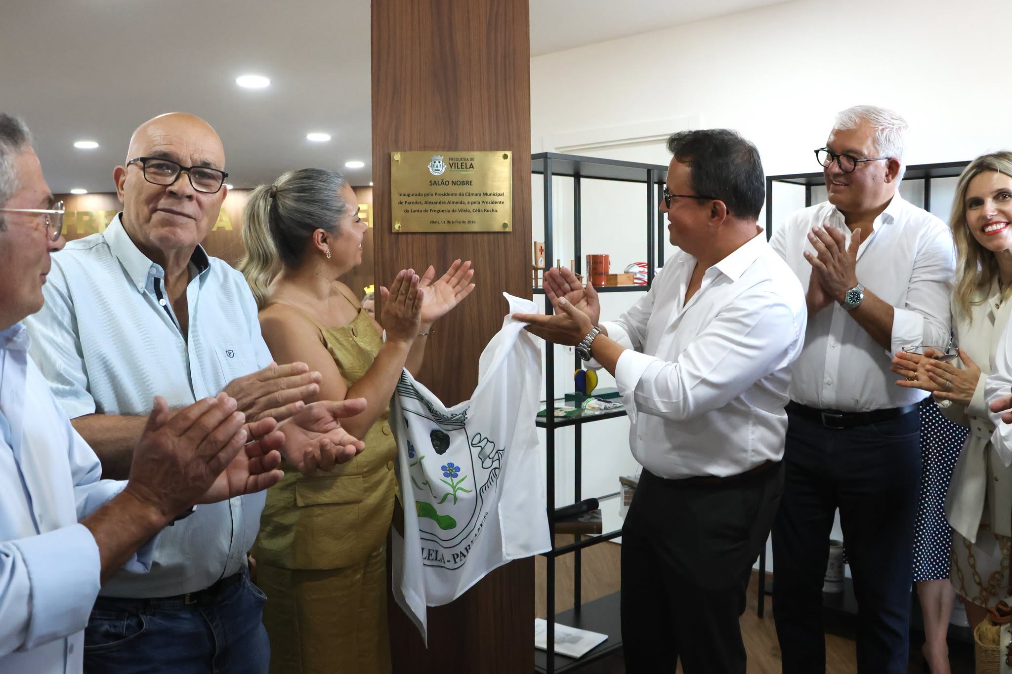 Vilela assinala 23 anos como vila com inauguração do novo Salão Nobre e homenagem a figuras da comunidade