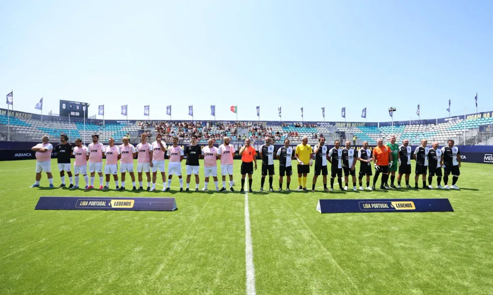 Jogo Solidário reuniu antigas glórias do GD ‘Os Nazarenos’ e Associação Sara Carreira na Nazaré