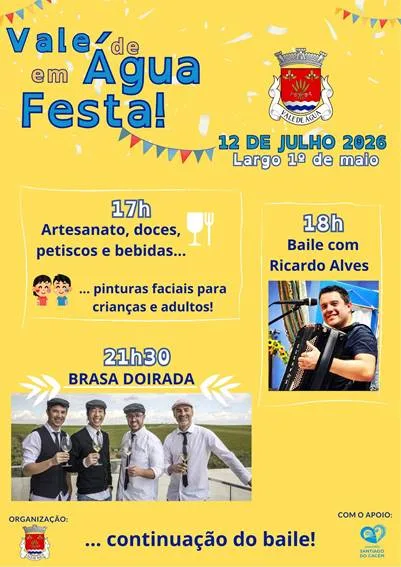 Vale de Água celebra hoje aniversário de elevação a freguesia com música e petiscos