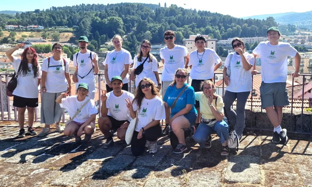 Jovens voluntários dos Caminhos de Santiago vieram a Lamego
